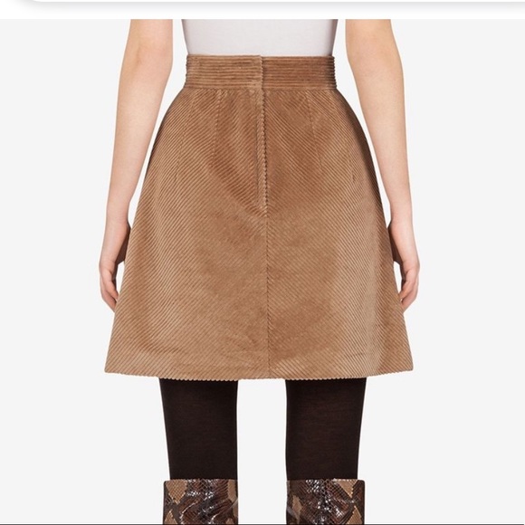 Dolce & Gabbana A-Line Corduroy Skirt - Picture 3 of 11
